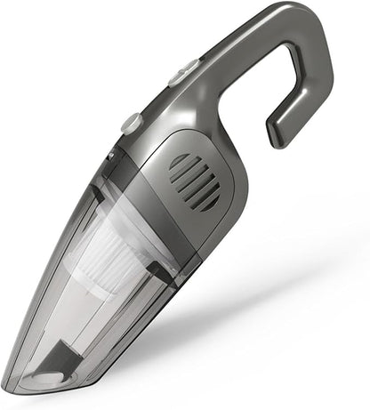 BZY Handhled Vacuum Cordless Portable,16500Pa High Power Rechargeable with Multi Accessories Lightweight Small Portable Dust Busters Cordless Rechargeable for Car,Office and Home Cleaning Grey