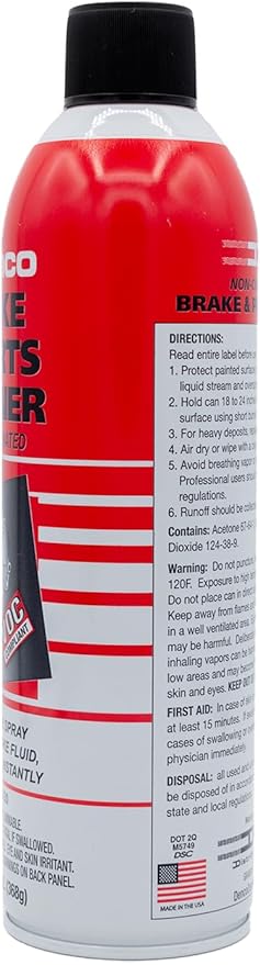 Denco #1930 Brake & Parts Cleaner - 13 OZ Net Wt - 15.3 FL OZ - 12 to 88 Pack (44)
