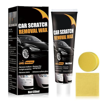 Scratch Remover for Vehicles, 2026 New Car Scratch Repair Paste Car Scratch Remover Car Polishing Wax Scratchs Remover with Wipe and Sponge Cars Paint Scratchs Repair Kit for Deep Scratches (1)
