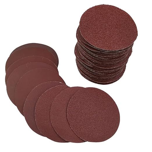 WCIC 120-Pack 3-Inch Sanding Discs |P80 to P1000 | 30PCS 180 Grit Aluminum Oxide | Hook & Loop for Wood Furniture Refinishing, Auto Body, Metal Polishing