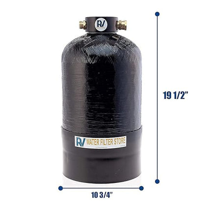 Essential Portable Water Deionizer .5cu/ft DI Resin w Custom Hose, Long Lasting 300 Gallons, 3/4" Fittings, Provides Deionized Water on Demand for Mobile Spot Free Car Washing