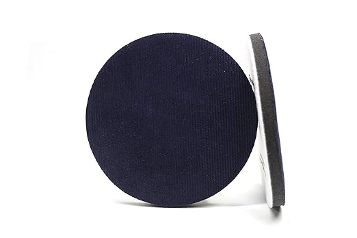 Maxshine 5.3" Universal 2-Pack Orange Peel Remover Purple Velvet Polishing Pads – 3000 Grit (135mm) – Hook & Loop for Polisher Plate – Professional Paint Refining & Detailing Pad