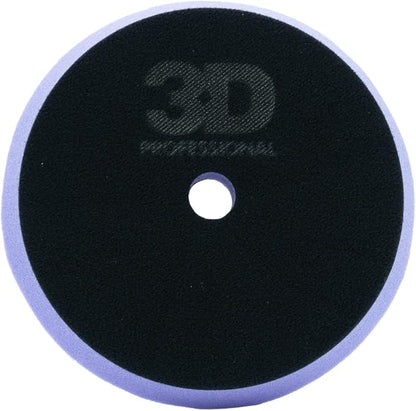 3D Light Purple Foam Polishing Pad | Professional Grade Foam for Polish, Glaze, Wax | Maximizes Paint Gloss | Car Care Detailing | 6.5” Round