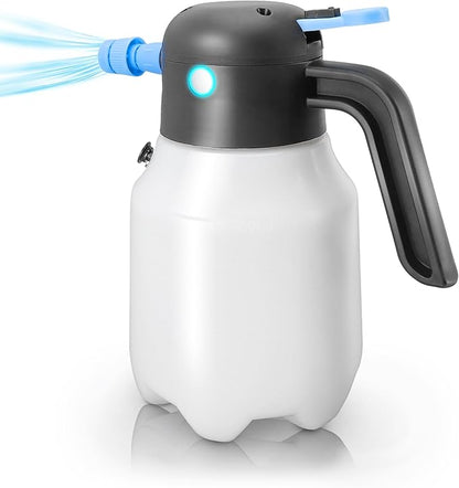 1.8L Handheld Foam Sprayers, 2000mAh Cordless Pressurized PP Electric Foam Sprays, Garden Sprayer, USB Rechargeable Car Wash Foam Sprayer for Car Washing Garden