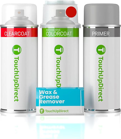 TouchUpDirect D7 Sunset Pearl Compatible with Ford Exact Match Touch Up Paint Aerosol - Preferred Kit