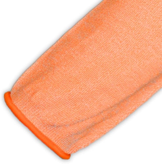 MAGID Cut Resistant Protective Arm Sleeves, 10 Pair, Orange I Thumbslot: No, 22"