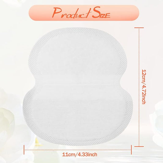 Zhanmai 240 Pcs Underarm Sweat Pads for Women Men Armpit Disposable Non Visible Unflavored Sweat Pads Comfortable Adhesive Dress Shields Armpit Protection Guards