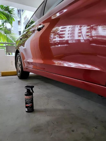 SiO2 Ceramic Coating Spray + High Gloss Car Wax (16 Fl Oz) Protection and Shine (500ml)