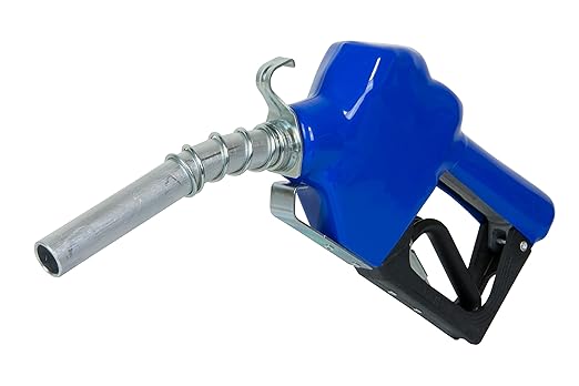 Fill-Rite FRNA075DAU10 ¾” 3 - 15 GPM Sub-Zero Automatic Fuel Transfer Nozzle | Cold Weather Applications, Blue| For Gasoline, Diesel, Biodiesel up to B20, E15 & Kerosene