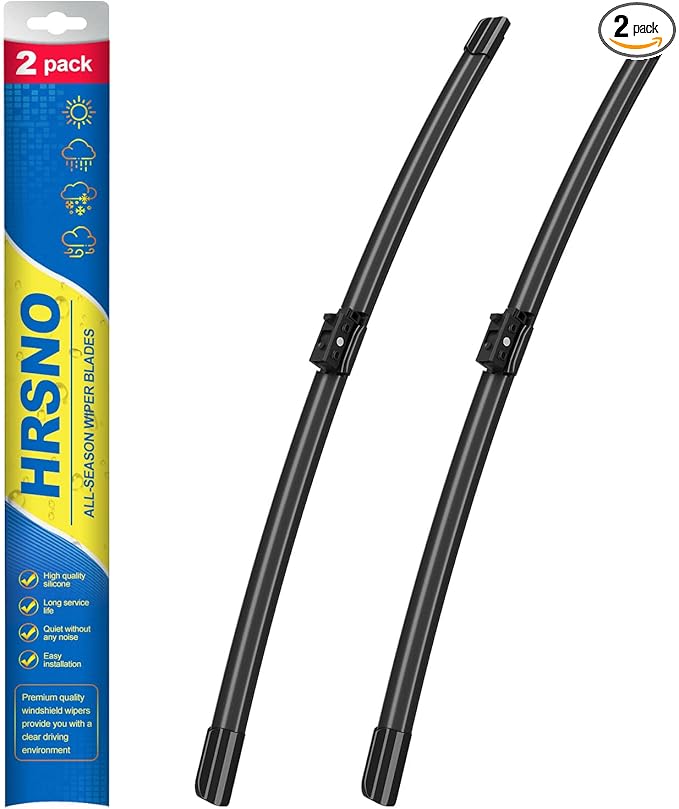 HRSNO® 24"+19" Windshield Wipers Sets Automotive Replacement for 2016-2022 Mercedes-Benz GLA250 Wiper Blades For My Car (Pack of 2)