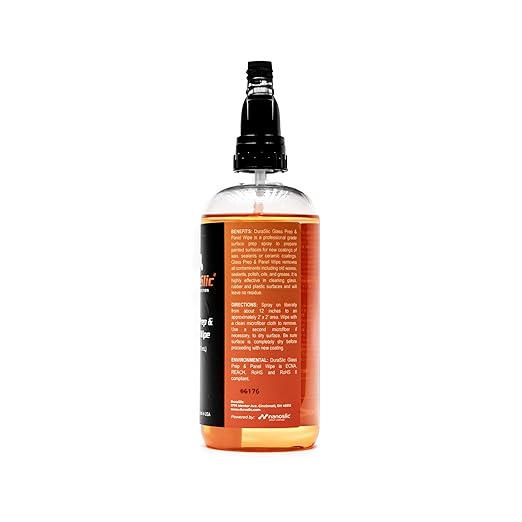 Glass Prep & Panel Wipe 16oz – Professional-Grade Surface Preparation Spray for Ceramic Coatings, Removes Oils & Residue, Streak-Free Finish, Made in USA