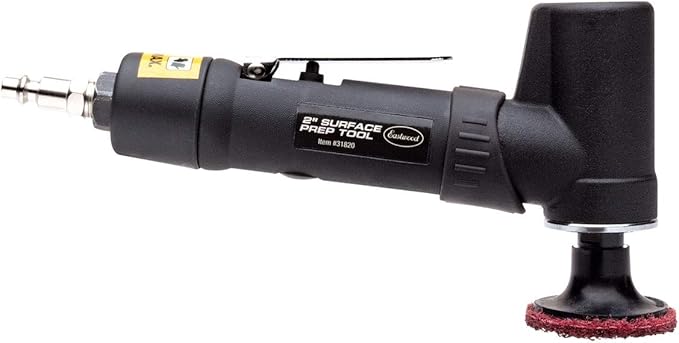 Eastwood 2 in. Surface Prep Tool Air Pneumatic Orbital Sander Disc Grinder Polisher 90 Degree Right Angle Angled Head