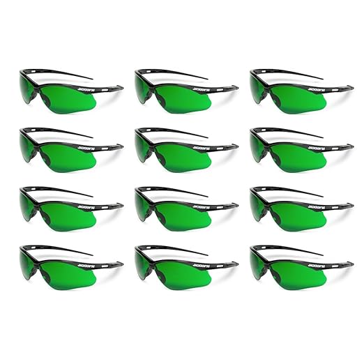 Jackson Safety SG Safety Glasses – Eye Protection for Men and Women – ANSI Z87.1 (Pack of 12)