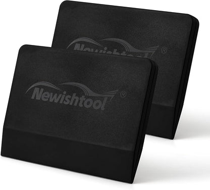 NEWISHTOOL Soft Silicone Squeegee, 2 PCS Small PPF Squeegee for Vinyl, Window Tint V-Blade Scraper for Film Application, Car Paint Protective Film Installation & Water Removal