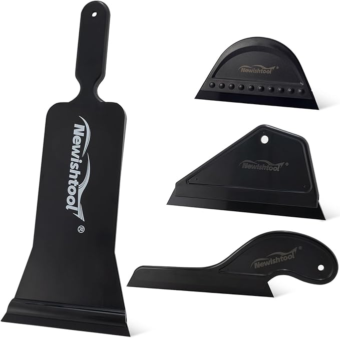 NEWISHTOOL Window Tint Tools Kit - Bulldozer Squeegee, Side Wiper, Small Squeegee for Vinyl & Glass Film Tint
