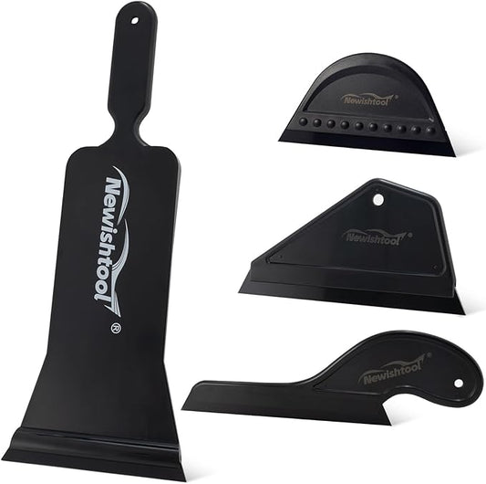NEWISHTOOL Window Tint Tools Kit - Bulldozer Squeegee, Side Wiper, Small Squeegee for Vinyl & Glass Film Tint