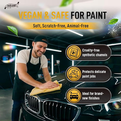 SM Arnold Water Sprite PVA Drying Cloth 5 Sq. Ft. – Fast Drying Chamois for Car Detailing | Cleans and Dries Finished Surfaces | Safe for Cars, Trucks, Motorcycles, RVs, Home, Garage, Office & More