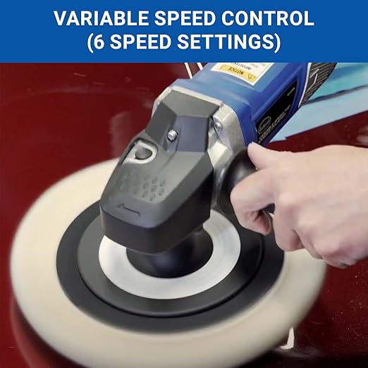 Eastwood Variable Speed 7-9" Buffer Polisher 10 AMP Motor with Brushes D handle
