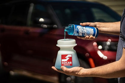 SOCAR Wash N Wax Car Wash Soap - pH Neutral, Carnauba Wax, 4 Gal., Model# SCO-WNW-4