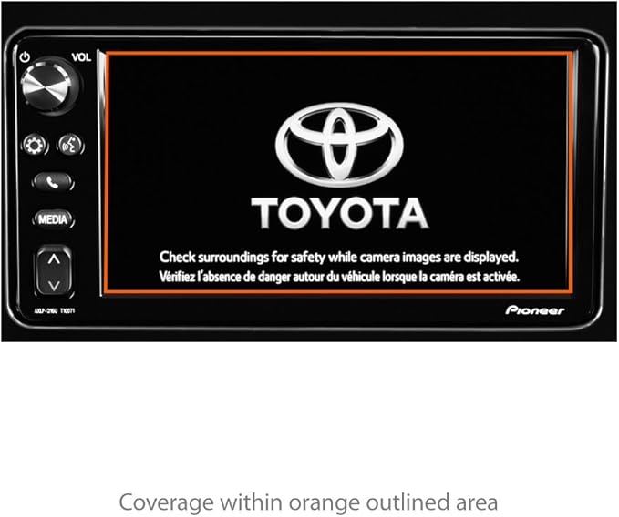 BoxWave Screen Protector Compatible with Toyota 2017 Corolla iM - ClearTouch Crystal (2-Pack), HD Film Skin - Shields from Scratches