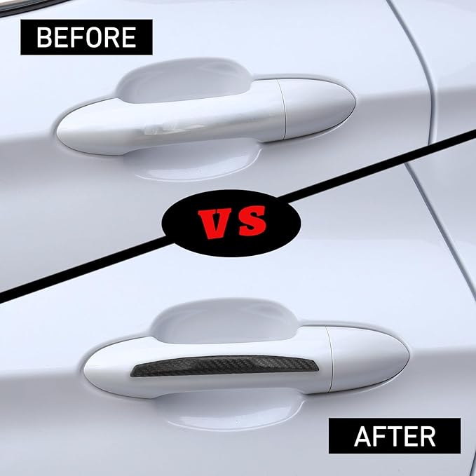 WORCAS 4Pcs Universal Car Door Edge Guards，Silicone Car Bumper Body Protector Trim Guard Auto Rearview Mirror Anti Collision Protector(Black)