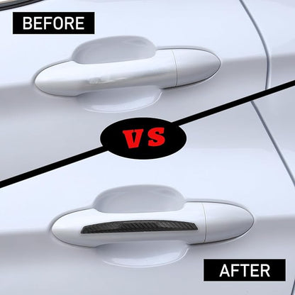 WORCAS 4Pcs Universal Car Door Edge Guards，Silicone Car Bumper Body Protector Trim Guard Auto Rearview Mirror Anti Collision Protector(Black)