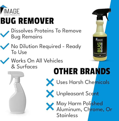 Image Wash Products Bug Remover – Best Bug Remover for Cars/Truck Exterior | Bug Cleaner for Vehicles, Car Bug Remover Spray, Bug Off Car Cleaner, Bug Wash for Cars (16 Fl Oz)