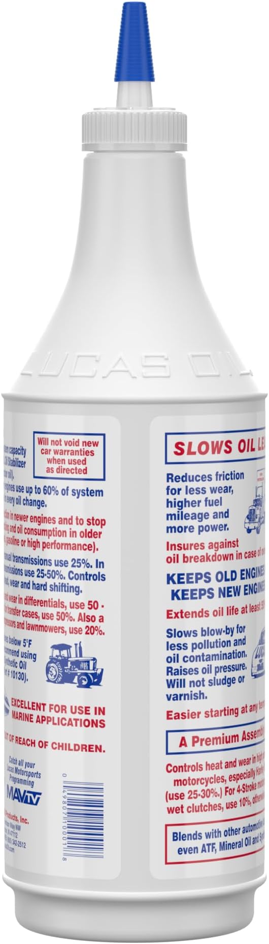 Lucas Oil 10001 Heavy Duty Oil Stabilizer - 1 Quart