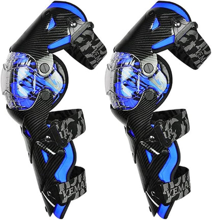 Tempsnow Knee and Shin Guards Motorcycle Protective Gear for Adults Hard Collision Avoidance Motocross Racing Knee Protector Shin Guards Motorbike Knee Guards Shin Protector
