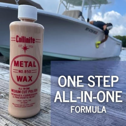"Collinite No. 850 Metal Wax, 16 Fl Oz - 3 Pack"