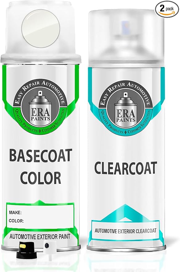 ERA Paints HP - Hi Performance White for FORD Exact Match Automotive Touch Up Paint Spray - Essential Kit