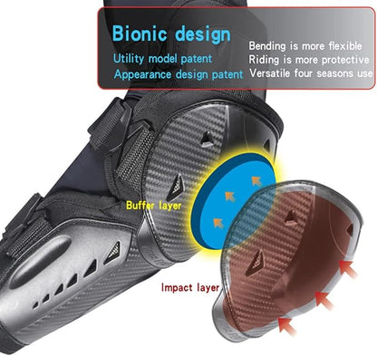 Tempsnow Knee and Shin Guards Motorcycle Protective Gear for Adults Hard Collision Avoidance Motocross Racing Knee Protector Shin Guards Motorbike Knee Guards Shin Protector