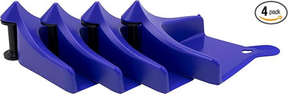 4 Pack Car Hose Guide, Upgraded and Enlarged, Tire Hose Roller for Car Washing, Plastic Detailing Tool to Prevent Pressure Washer Hose from Getting Stuck Under Wheels