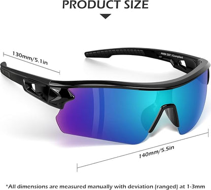 OXG 12 Pack Safety Glasses for Men Women, ANSI Z87.1 Work Glasses Scratch Impact Resistant Lens Protective Eyewear