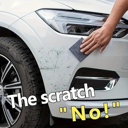 Nano Sparkle Cloth Car Scratch Remover Paste for Vehicles, 2025 Upgrade Car Scratch Repair Kit to Erase Car Paint Scratches, Water Spots，Scuff Repair Polishing Wax Kit (2pcs(White))