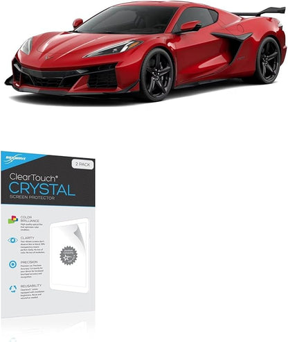 BoxWave Screen Protector Compatible with Chevrolet 2026 Corvette Display (12.7 in) - ClearTouch Crystal (2-Pack), HD Film Skin - Shields from Scratches