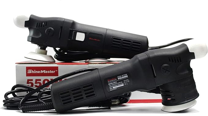 Maxshine M312/M550 Polisher Kit | Includes 3” Dual Action & 3” Rotary Polishers, 550W, 6-Speed | Compact Auto, Boat & Marine Detailing Tools for Swirl Removal, Paint Correction & Glossy Finish