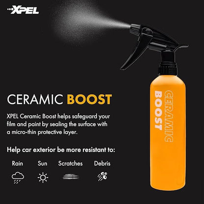 XPEL Ceramic Boost Spray Coating, 5 Gallon - Silicon Dioxide Car Detailing Spray, Beads and Repels Water, Dust, Lint, and Protects Against Debris - Safe for Cars, Trucks, Motorcycles, RV's & More