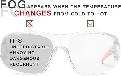 Alsenor Anti Fog Goggles Wrap-Around Shooting Safety Glasses Blue Light Blocking Protective Eyewear ANSI Z87 Cycling Glasses