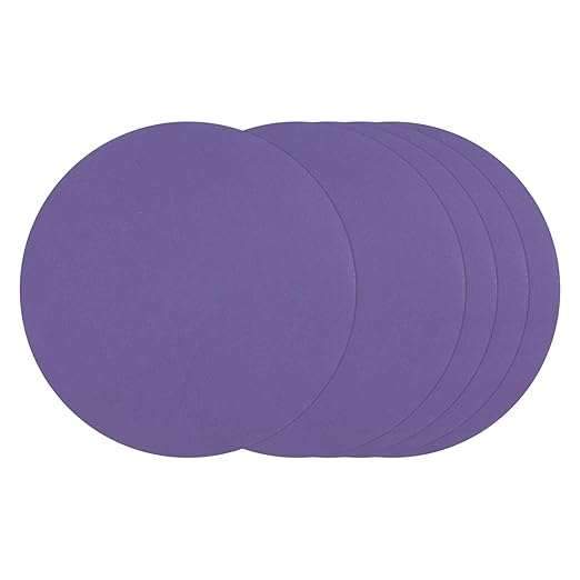 Kozelo 35 Pcs Sanding Discs 3 Inch 1000 Grit Hook and Loop Random Orbital Sandpapers Suitable for Drywall Sander Wood Metal Furniture, Purple