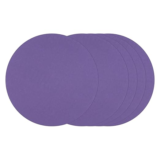 Kozelo 35 Pcs Sanding Discs 3 Inch 5000 Grit Hook and Loop Random Orbital Sandpapers Suitable for Drywall Sander Wood Metal Furniture, Purple