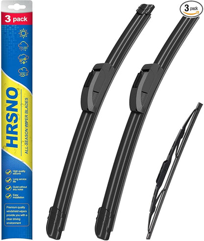 22"+22" Windshield Wipers With 13" Rear Wiper Blade Sets Automotive Replacement for Chevrolet Tahoe 2015-2020,Easy For Installation (Pack of 3)