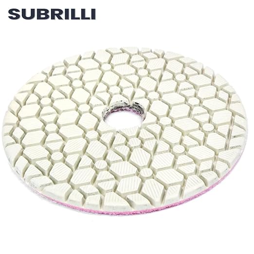 3 Step Diamond Polishing Pads 3-Pcs Step 3 Abrasive Disc for Granite Quartz Marble Concrete Terrazzo