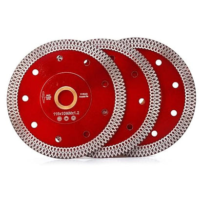 3 Pcs/Lot 4.5" Tile Blade Super Thin Porcelain Diamond Saw Blade for Porcelain Tile Granite