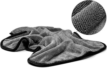 SOFTBATFY Microfiber Car Drying Towel, Shiny Bath Drying Towel Shower Cubicles Cloth for Water Removal in Shower and Bathroom (20x24inches*2pack)