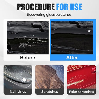 Car Scratch Removal Wax, 2026 Upgrade Scratch Remover for Vehicles, Car Scratch Repair Paste with Sponge, Car Polishing Wax Scratchs Remover Cars Paint Scratchs Repair Kit for Deep Scratches (1 Pack)