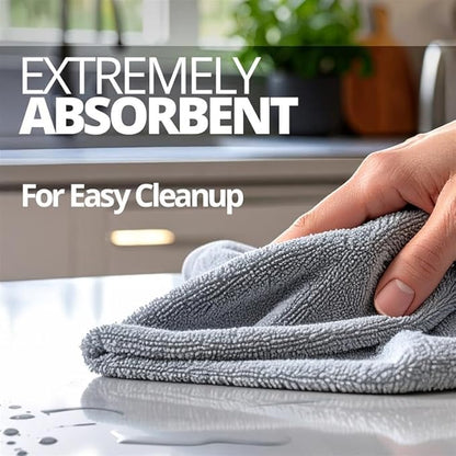 CERAKOTE Microfiber Towels (12 Pack) - Cleaning and Application Towels Durable Microfiber Material - 300 GSM Lint-Free Towel - Ideal for Cars, Home, Shop and Office Cleaning