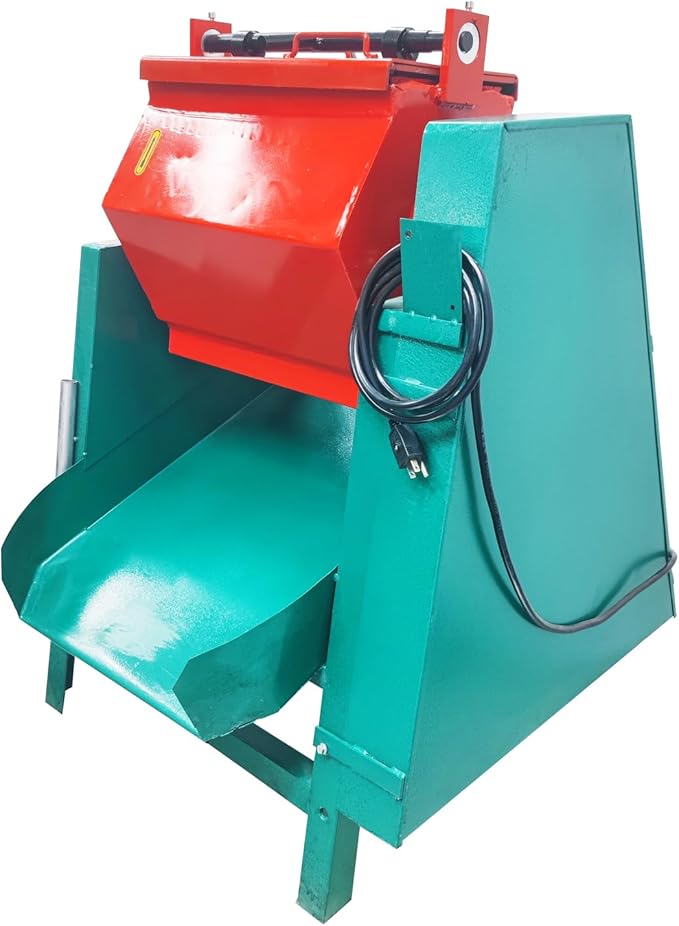 TECHTONGDA Vibration Grinder Polisher Electric Drum Polishing Machine Deburring Chamfering Machine Polyurethane Inner Liner 60L 110V 750W