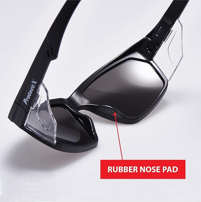ProtectX Classic Safety Glasses, Anti-Fog Scratch Resistant Lenses, Protective Eyewear for Work, Indoor/Outdoor, ANSI Z87.1