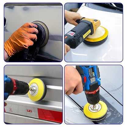 WCIC 100-Pack 3-Inch Auto Body Sanding Discs |P80 to P1200 | Aluminum Oxide | Optimized for Primer, Filler & Clear Coat